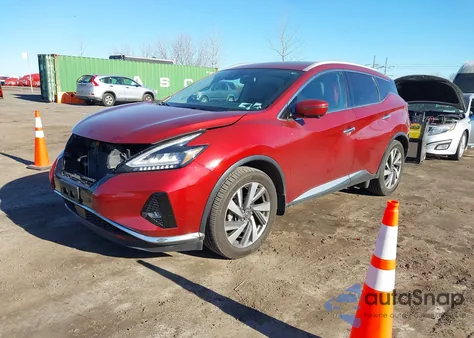 2019 Nissan Murano Sl z USA, uszkodzony, nr VIN 5N1AZ2MS9KN142544